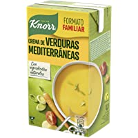Knorr - Crema Verduras Mediterráneas sin Conservantes ni Colorantes Artificiales- 1L
